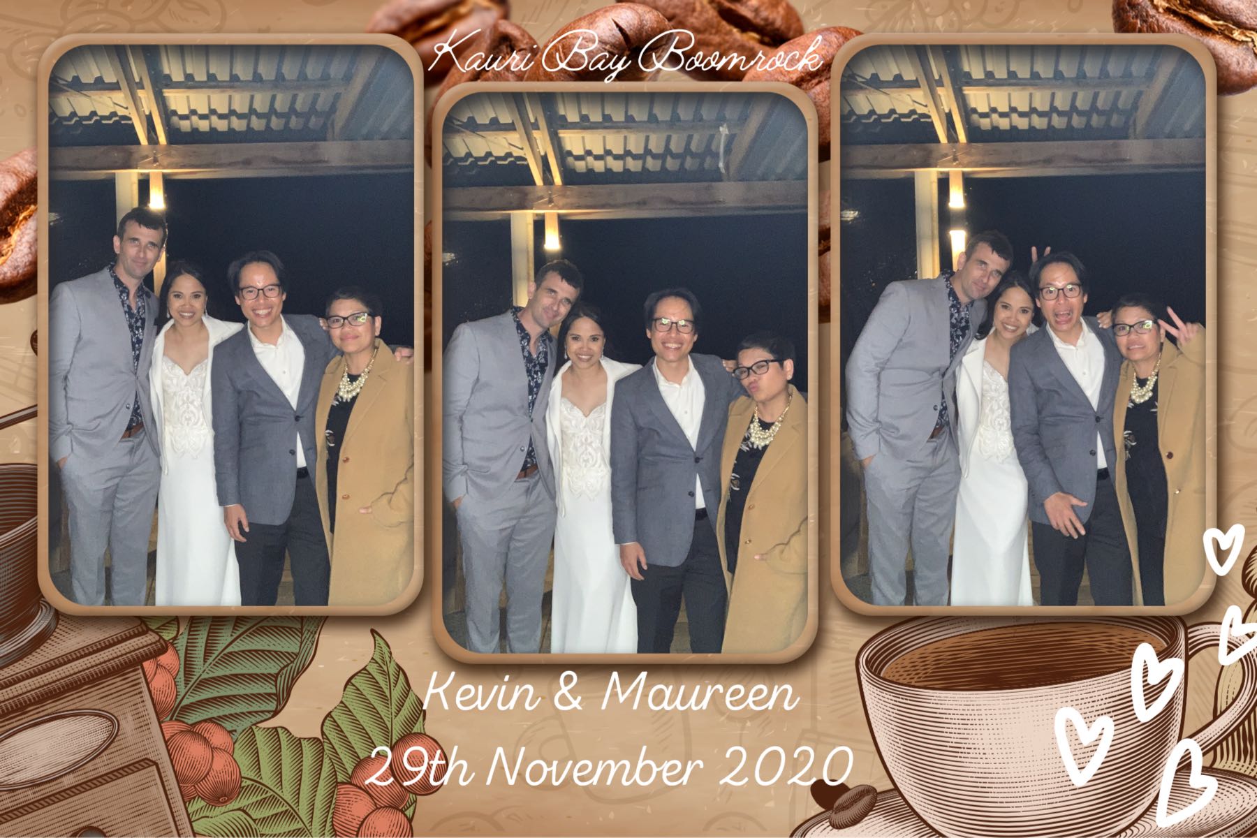 Maureen & Kevin's wedding | View more photos from the event at gallery.photobooth.co.nz/u/SelfieCentral/Maureen-Kevins-wedding